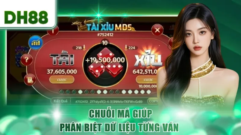 Chuỗi mã giúp phân biệt dữ liệu từng ván